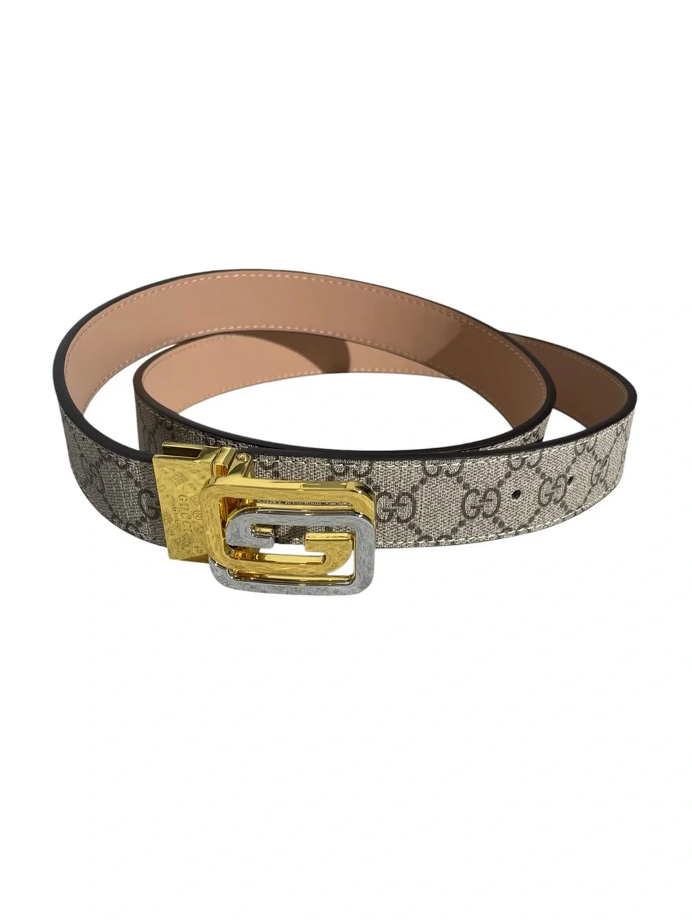 🤎 Elegant Belt with Two-Tone Buckle 🤎